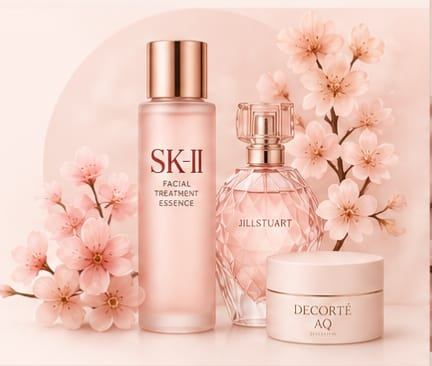 Produtos premium japoneses - SK-II, Jill Stuart, Decorte AQ
